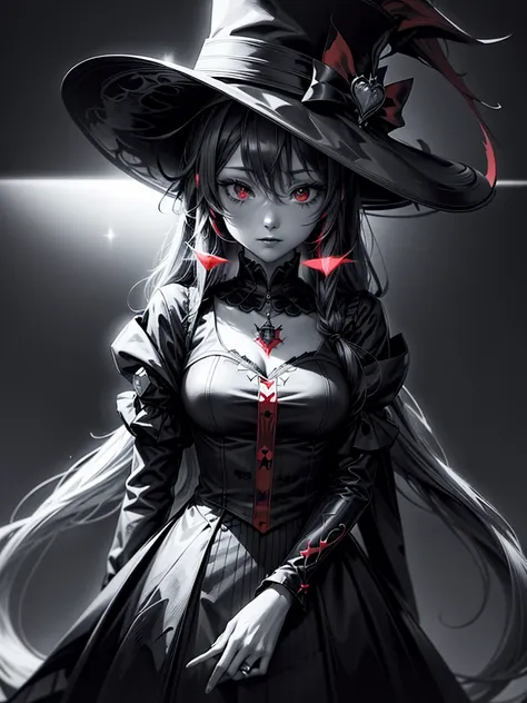 a close up of a person with a hat and a top hat, kawacy, anime cover, gothic harts, shadowverse style, from arknights, high deta...