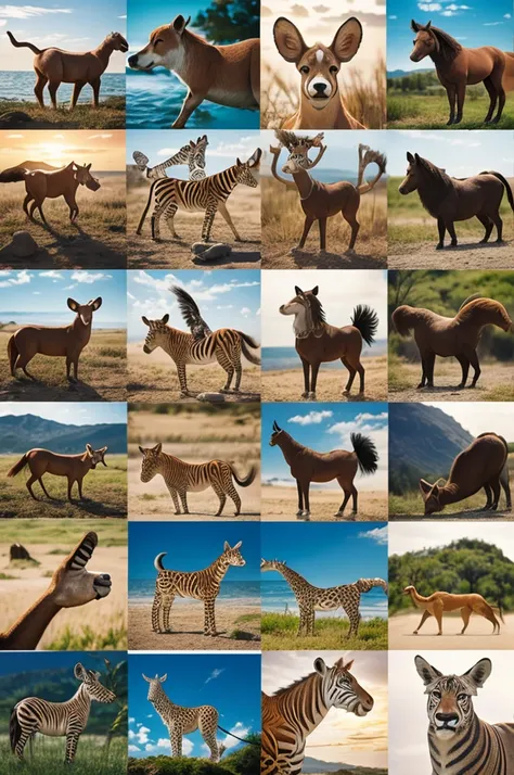 Create an animated animal in different positions such as waving, crying, pointing etc.