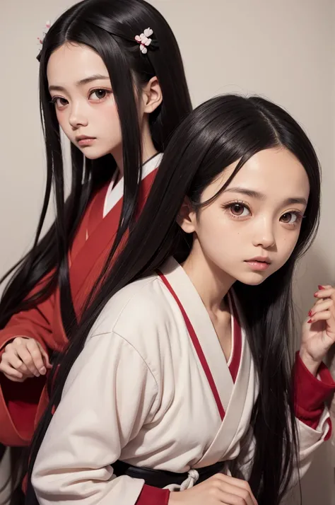 Nezuko and Tanjiro 
