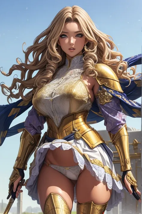 nsfw,Very beautiful woman、Slender women、(Detailed face)、Realistic Skin、((Holy Knight)), ((Platinum Armor))、((((Extremely detailed and intricately decorated armor:1.1))))、((Delicate photo))，(Girl Astepeace RAW Photo Details:1.25), (Highest quality:1.6), (Ul...