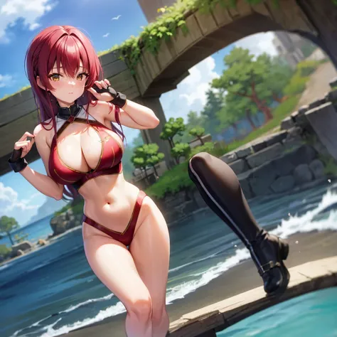 Houshou Marine, Big breasts Red hair