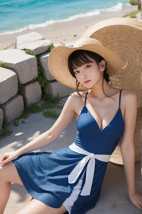 one-piece dress　summer