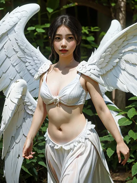 1 girl，wings，the angels wings，armor