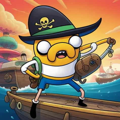 pirate man closed up face , mobile game art, banner, detailed game art, stylized game art, 8k highly detailed , game illustration, splash screen art, full card design, wallpaper!, extended art, adtime, saturated colorful, SpongeBob style art