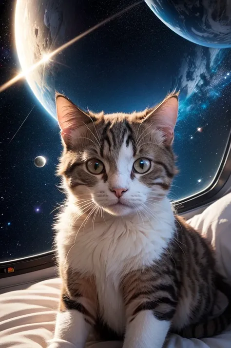 Make a cat in space 