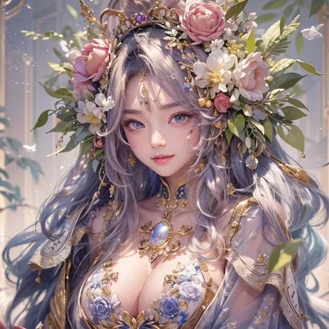 At the masquerade、Hair flow、 ((Highest quality、masterpiece、8K、Best image quality、Ultra-high resolution、Award-winning works)、(Accurate anatomy:1.1)、(Look at me and smile:1.1)、Shining fair skin with Ultra-high resolution、The most detailed face、Ultra-high res...