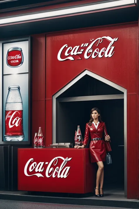 advertising image about coca-cola, prada and audi