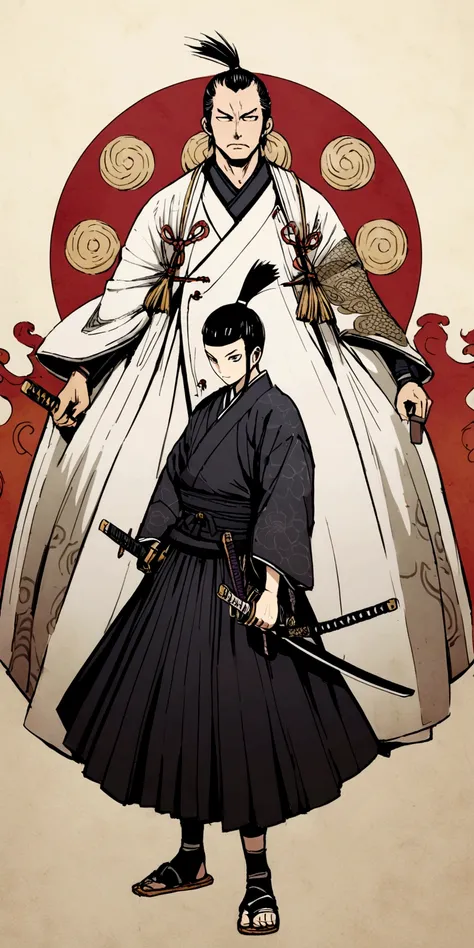 samurai,bushi,mononofu,katana,topknot,cool