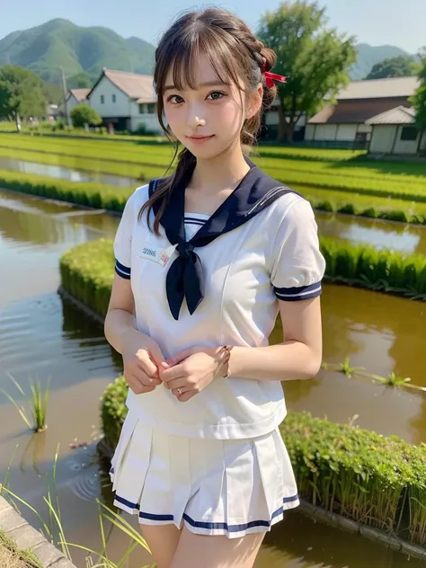 ((Best of the highest quality, 8k, Masterpiece, raw photo: 1.2)), (Sharp focus: 1.2), (1 AESPA, slim body type female, 21 y/o: 1.1), (solo: 1.28), (realistic, photo-realistic:1.37), face focus, cute face, finely eyes, (droopy eyes: 1.32), (Emphasize promin...