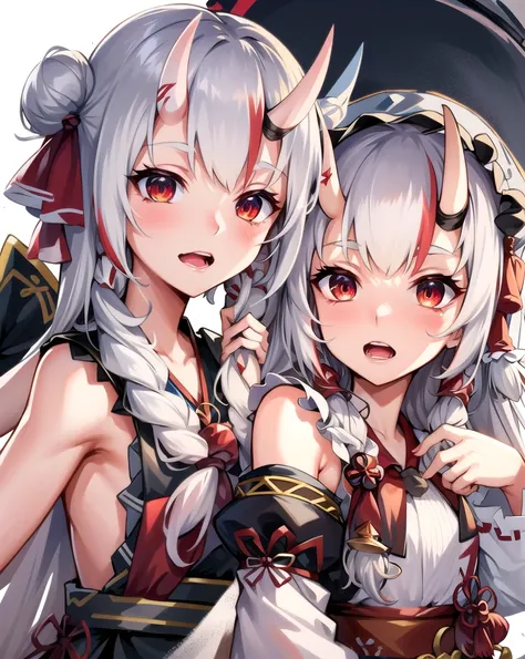 Anime girl with a sword and hat, onmyoji portrait, The Detailed Art of the Onmyoji, onmyoji, From the Azur Lane video game, White-haired God, Katana Zero video game characters, Azur Lane Style, Gap Moe Yandere grimdark, Gap Moe Yandere, Artistic rendering ...