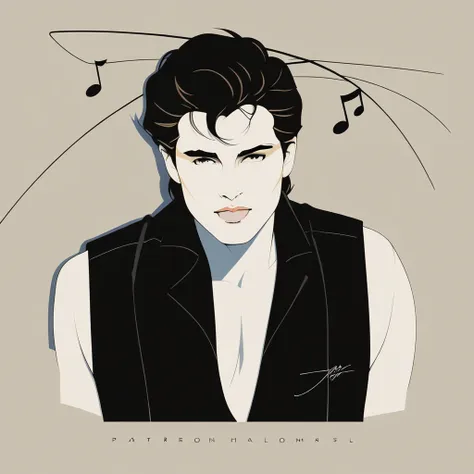 michael jackson history era, with white skin, music album cover model style, 80s flat vector fashon art, 8k.