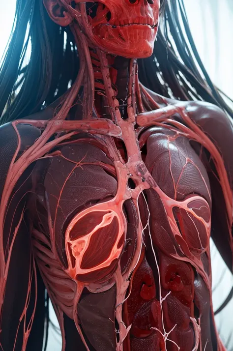 Human body and blood vessels