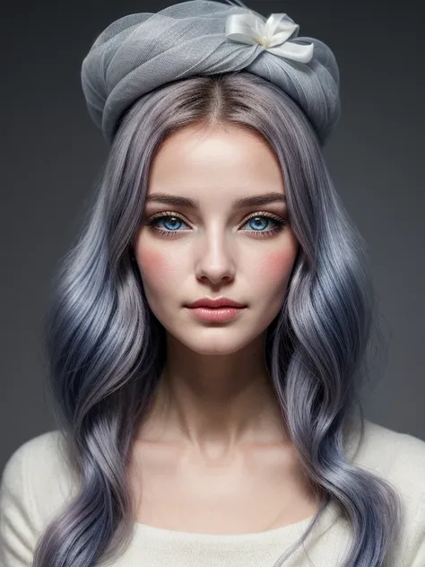 genere moi une femme agée de 20 ans couleur de cheveux chatain claire yeux bleux yeux ecarté  visage en forme de coeur femme de type juif blanche de peau avec les yeux clair femme belle 