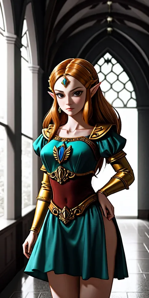 score_9, score_8_up, score_7_up beautiful aesthetic, very intricate, high quality details 1girl, princess zelda, fully clothes c...