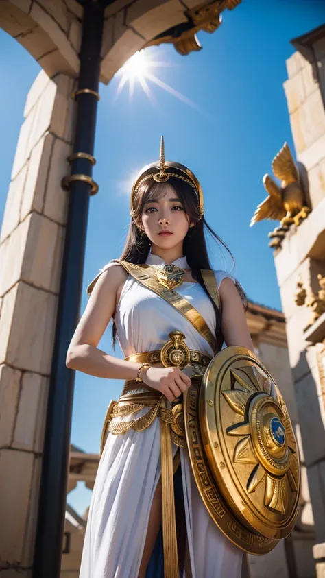 Athena (athena)、god、strategy、戦の女god、owl、shield、high resolution