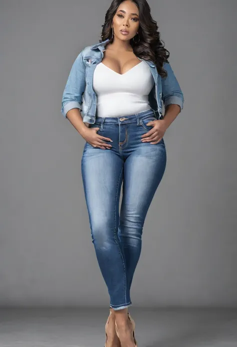 Big hip in jeans 