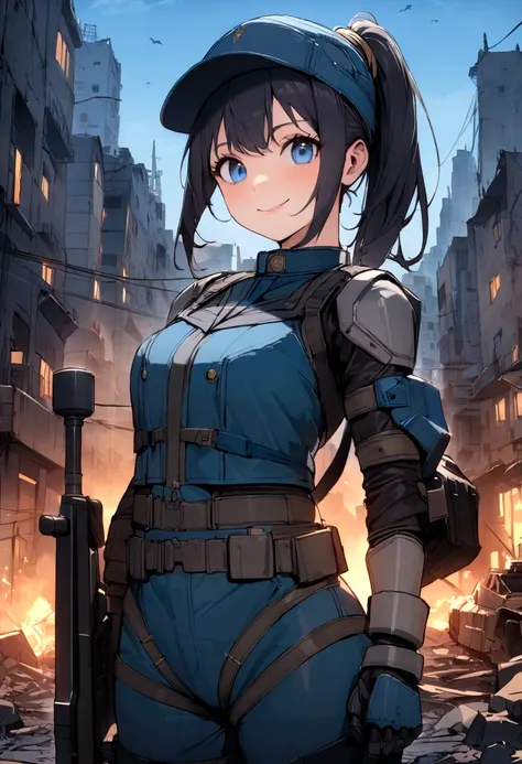 armored suit、mechanical、robot、Tank outfitting、Clothing made from tank parts、Clothes with tank parts attached、Highest quality、high resolution、Detailed Description、Detailed Background、Accurate depiction、tank、Tank Girl、Personification、Tank Personification、アニメ...