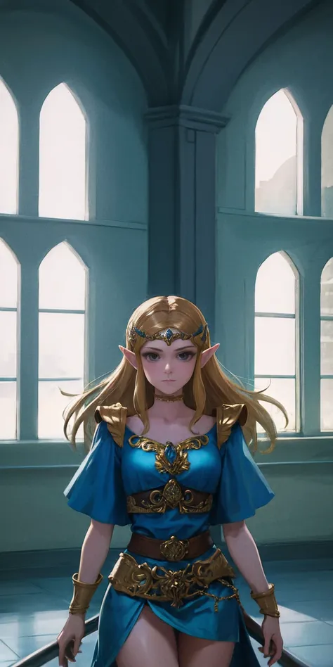 score_9, score_8_up, score_7_up beautiful aesthetic, very intricate, high quality details 1girl, princess zelda, fully clothes c...