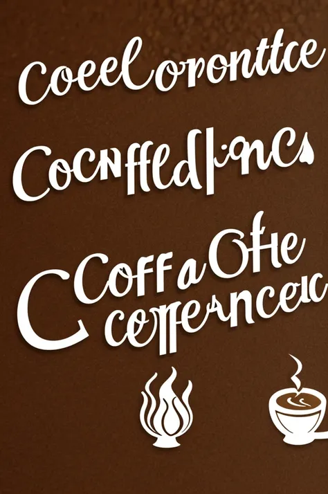 Create a logo for a coffee company called "coffee aroma central" and have the name in the logo