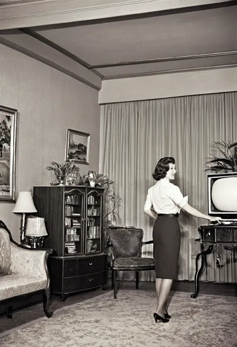 living room, 60s, panavisions photo, old photo, 