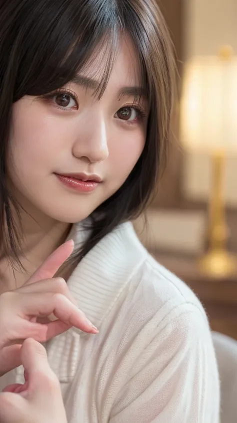 (((Ultra-high resolution、close、Cute Japanese Woman)))、顔のUltra-high resolutionクローズアップ画像を作成してください。
Long, straight black hair frames her face。
So that every single hair is clearly visible、Depicts subtle color changes depending on the amount of light hitting t...