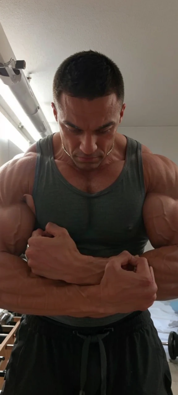 Muscles, Steroids, Bodybuilder in the mass phase, 