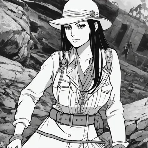 nico robin as an archaeologist in the 1920s