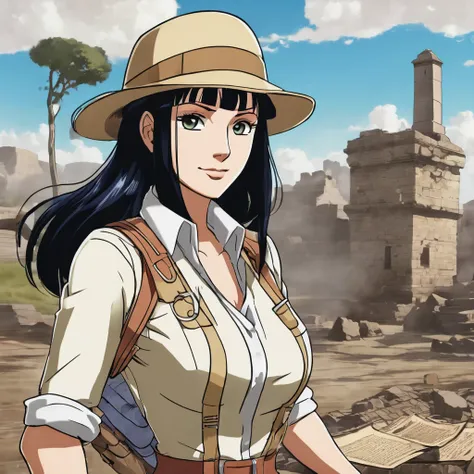 nico robin as an archaeologist in the 1920s