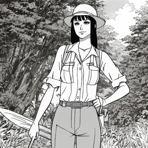 nico robin as an archaeologist in the 1920s