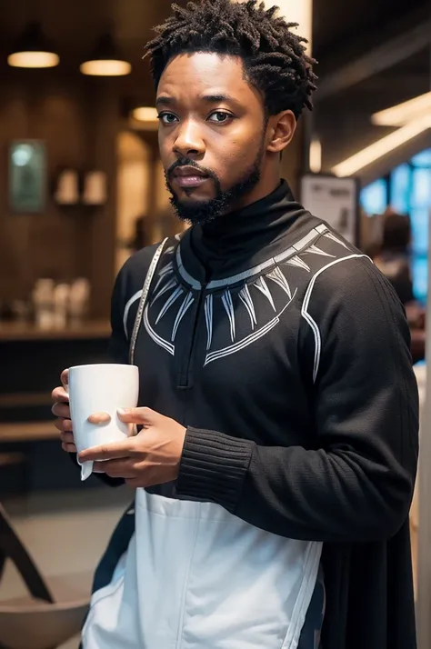 Black Panther、It&#39;s an animal。Please make it into candy。
I have a mug in one hand