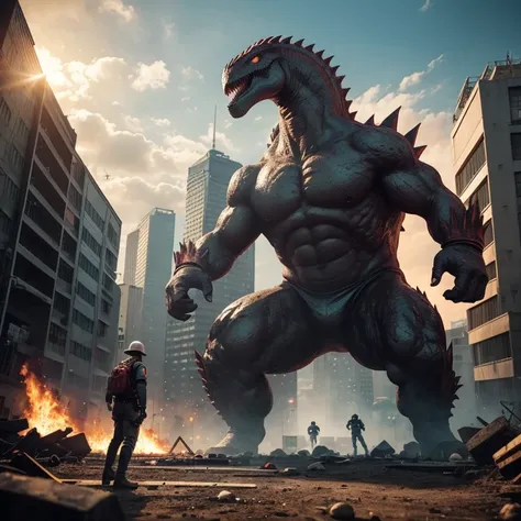"The Battle for the City: Man vs. Monster"