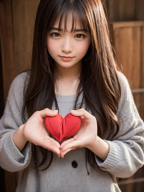 Heart in hands