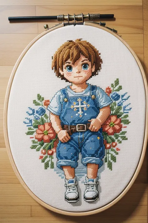 cross stitch pattern, pixelart
