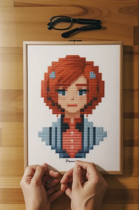 cross stitch pattern, pixelart
