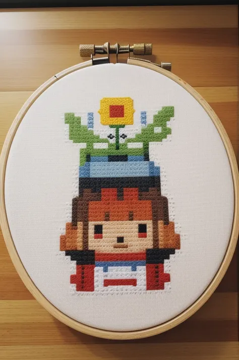 cross stitch pattern, pixelart
