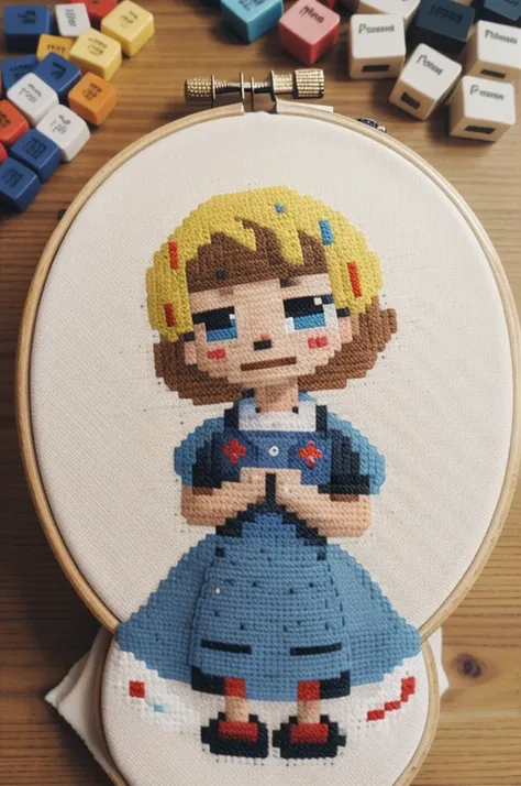 cross stitch pattern, pixelart
