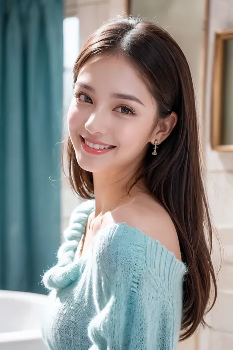 cute, (cute 1girl:1.35, 20-year-old), realism, (High resolution), ((Chiaroscuro, ray tracing lighting)), ((Highest quality realistic textured skins)),((Highest quality realistic textured hair)), ((The most absurd quality: perfect body)), ((Small Head:1.3))...