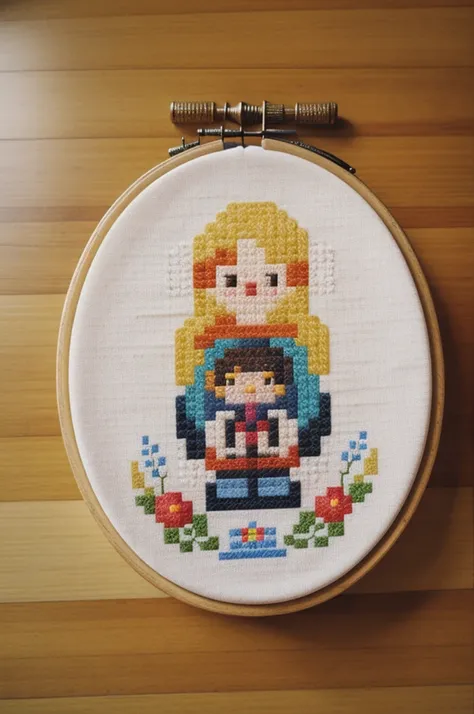 cross stitch pattern, pixelart
