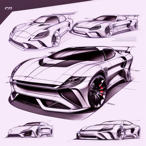 Automotive Design, 概念Automotive Design, High-quality sketch, Car Sketch, Concept map, Concept sketch