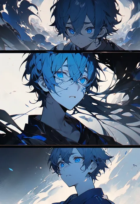 His avatar is a very sad blue boy。In that photo，His eyes turned blue，Filled with endless melancholy and contemplation。It was a deep blue color，As if passing through his soul，Seeing through his pain and weakness。

There was sadness hidden in his eyes，It&#39...