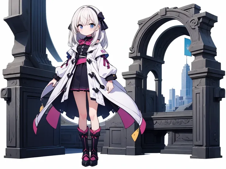 reference art, 1girl, full body, white background, concept ar, ditailed