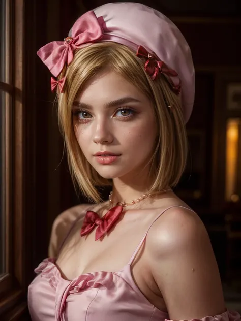 (1 lady), The beautiful, (Best quality at best:1.4), (ultra - detailed), (extremely detailed CG unified 16k), gold blonde hair, very detailed, High-definition RAW color photo, professional photoshooting, amazing face and eyes, cosmetics, (amazingly beautif...