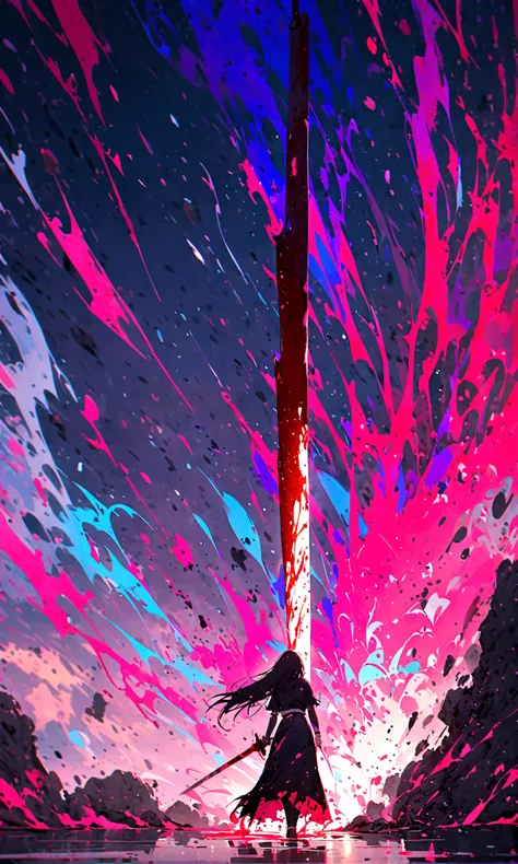 Blood-bathed sword