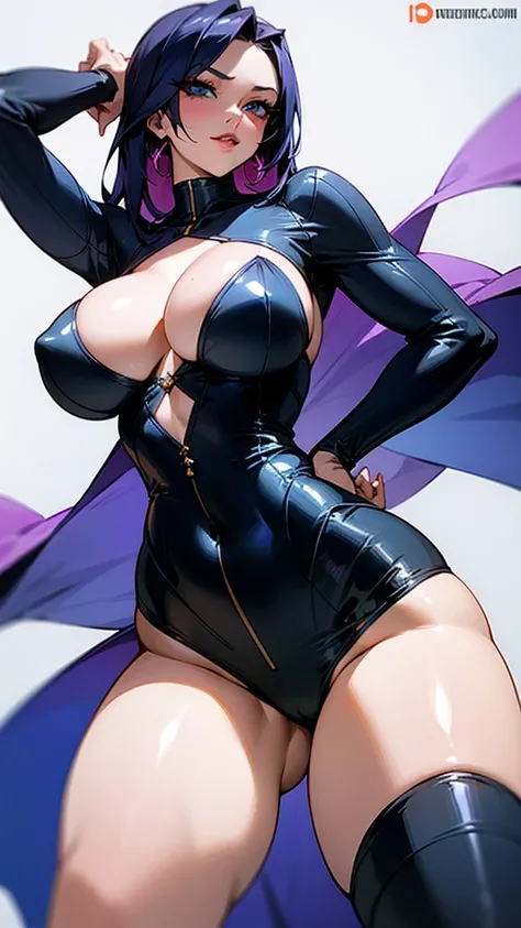 Women, sexy, with very tight villain clothes ,big breasts, Thighs 