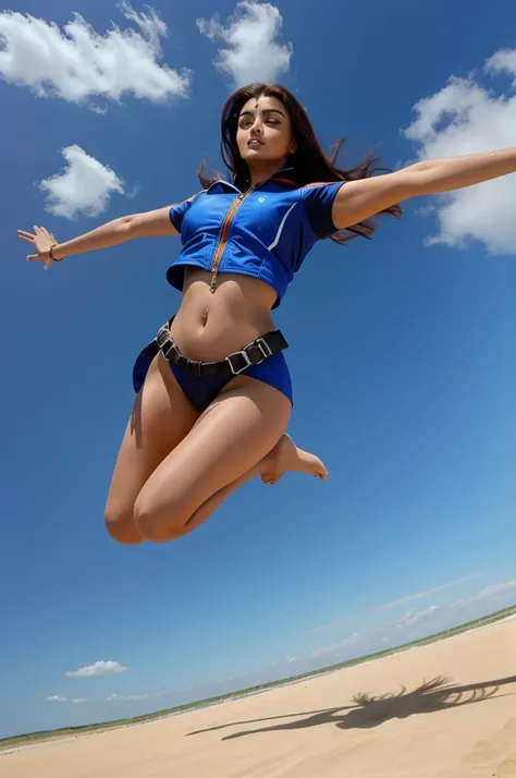 Aishwarya Rai jumping,skydiving,nude