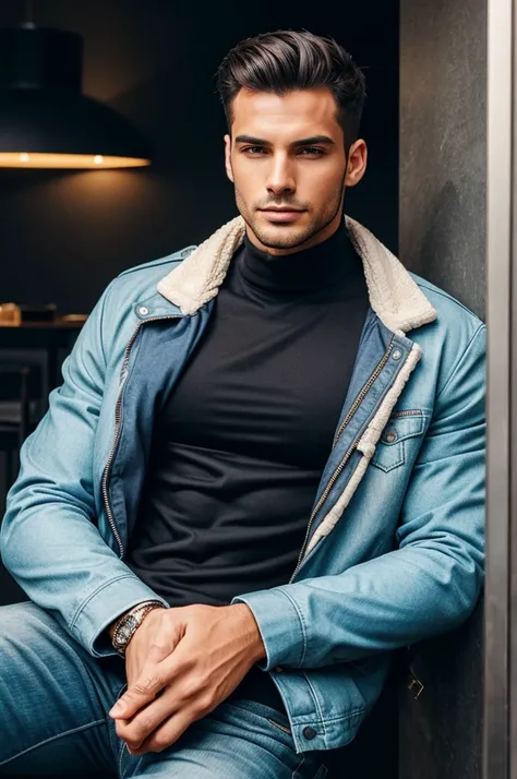 Hot sexy man in jacket pent
