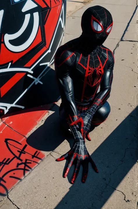 Grafitti by Miles Morales with the name Owen 