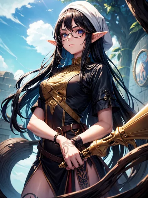 17 year old girl,An elf princess ,hat Tattoos,black hair,glasses,Murderer,blob,mean,Solitary,not so permissive,Hateful,black colored clothes