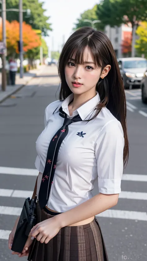 (high school girl uniform),(random porn pose),(Thin type:1.8),(big breasts),(random hairstyle),(Highest image quality,(8k),ultra-realistic,best quality, high quality, high definition, high quality texture,high detail,beautiful detailed,fine detailed,extrem...