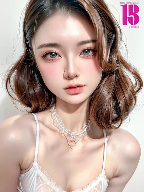 (((white background 2.0)))、professional lighting、(((professional lighting 1.5)))、translucent skin texture、beautiful skin、beautif...